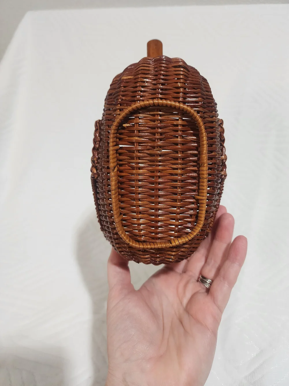 Woven Duck Basket - Brown Decorative Home Accent